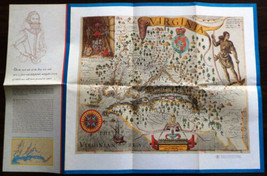 Virginia Map Ancient Reproduction by Rand McNally - £7.00 GBP