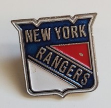 New York Rangers NHL Hockey Lapel Hat Vest Pin Pinchback Shield Logo Pin - £15.38 GBP