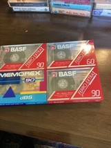 (3) BASF Ferro Extra 90 Cassette Tapes,  (Sealed) One Memorex 90 - £13.95 GBP