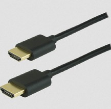 6 ft. GE Gold HDMI Cable - FullHD 1080P - 4K UltraHD - Black - 33574 - $10.00
