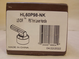 Brizo HL60P98-NK Levoir Pressure Balance Valve Trim Lever Handle Kit Lux... - £55.95 GBP