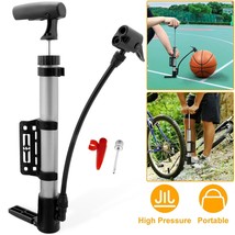 Portable Cycling Bicycle Bike Air Pump w/Mount Frame Basketball Tire Inflator - £20.03 GBP