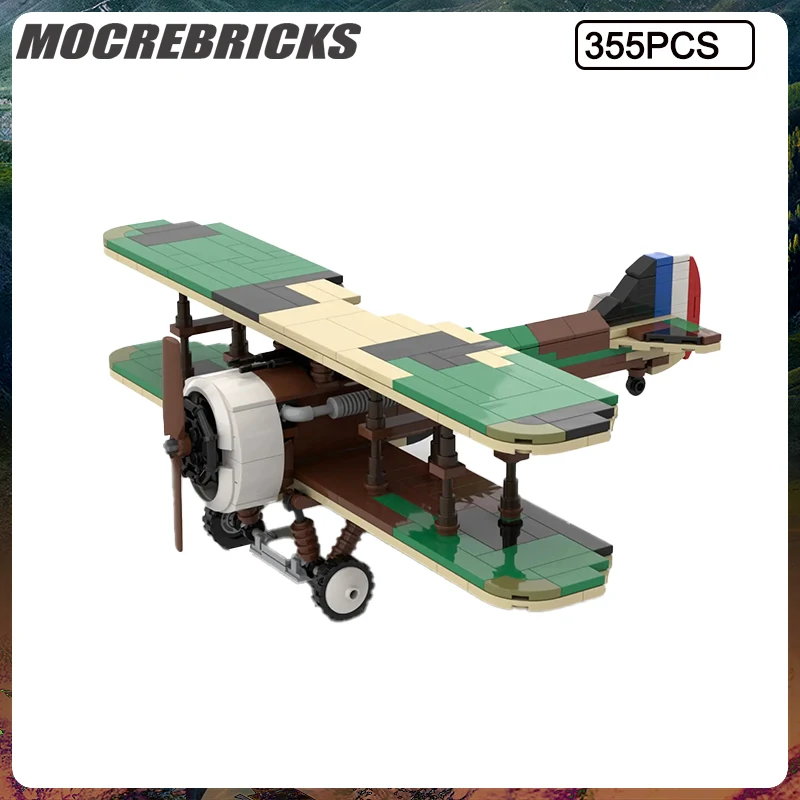 Military Series WW II The Most Iconic Aircraft SPAD S.XIII Building Block Model - £74.19 GBP+