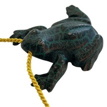 Metal 2 ounces Frog Pendant Charm Figurine 2 inches long - $34.64