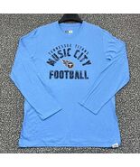 Tennessee Titans Shirt Men Large Blue Team Apparel Long Sleeve Crew Neck... - €19,60 EUR
