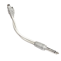 1/4 Inch Male Stereo Plug To 2 Rca Phono FEMALE Audio Y Splitter Cable - £5.68 GBP