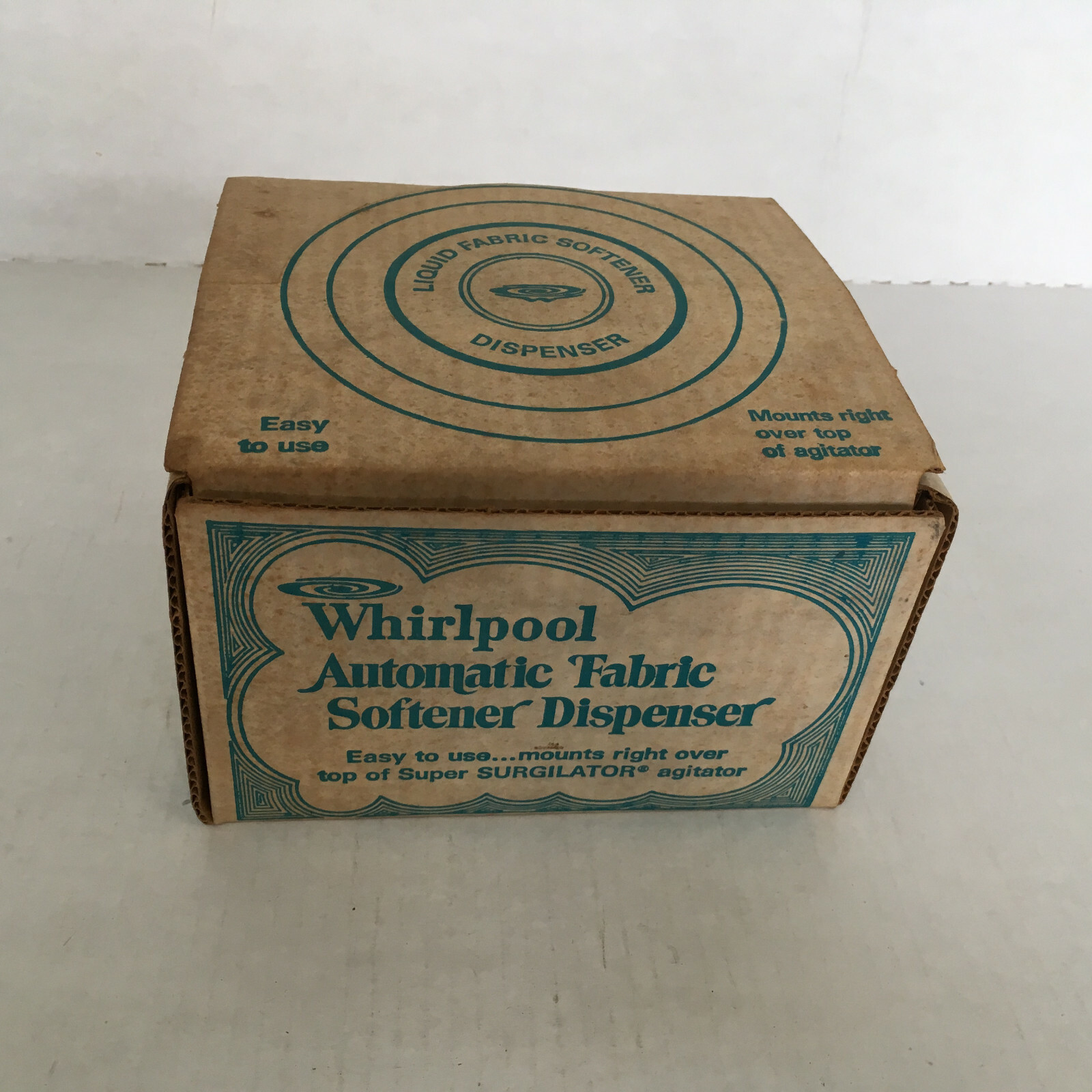 Vintage empty box for whirlpool automatic fabric softener dispenser movi... - $19.75