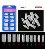 100Pcs HalfFull Cover Nails Artificial False Nail Tips Model #7 - $5.29