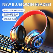 B39 Headset Wireless Bluetooth Headset Luminous Music Gaming Sports Support - £33.60 GBP