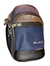 AMBICO Camera/Accessory Bag Navy Blue Gray Black Strap &amp; Belt Loop 5 Poc... - $198.42 MXN