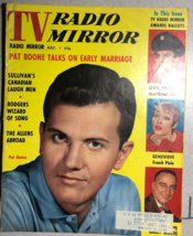 TV RADIO MIRROR magazine December 1958 Pat Boone cover - £11.62 GBP