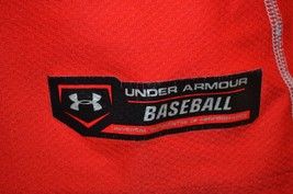 Under Armour Baseball Red MD Fitted Heat Gear Shirt Medium - £13.70 GBP