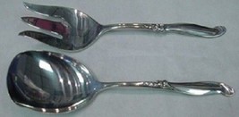 Silver Melody By International Sterling Silver Salad Serving Set AS 2pc - $206.91