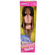 Vintage 1995 Sparkle Beach Christie Black Barbie Doll Mattel New Sealed # 14355 - £32.92 GBP