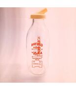 Vintage Rodewald Farms Guernsey Milk bottle with cap glass Roselle, IL p... - $371.45 MXN