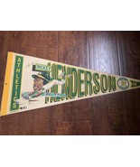 Vintage Rickey Henderson Salem 1990 Pennant Oakland Athletics Baseball MLB - $22.28