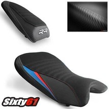 BMW S1000RR Seat Covers 2019-2022 Luimoto Front Rear Motorsports Black Blue Red - £159.92 GBP