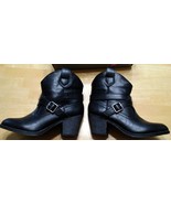Unleashed Sandipper Black Ankle Boots Size 8 Medium - £47.68 GBP