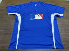 Major League Baseball Logo Blue Jersey/Shirt - Easton - XL - £23.51 GBP