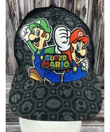 Youth Nintendo Super Mario Bros Black Snapback Trucker Hat 2021 - £7.00 GBP