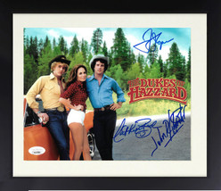 Dukes of Hazzard signed 3 Sig 16x20 Photo Custom Framing- JSA Witnessed Tom Wopa - £210.84 GBP