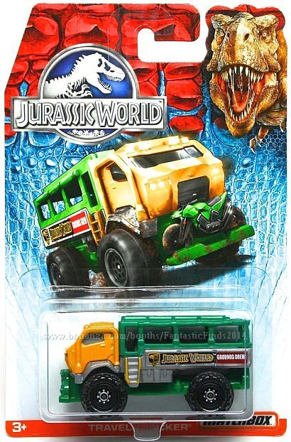 Matchbox - Travel Tracker: MBX Jurassic World (2015) *Yellow & Green Edition*