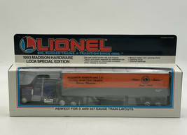 Lionel 6-52025 Semi Truck Tractor and Trailer LCCA Madison Hardware Special 1993 - £22.32 GBP