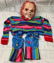 Halloween Costume Kids Medium Large Scary Doll Jumpsuit - £38.72 GBP