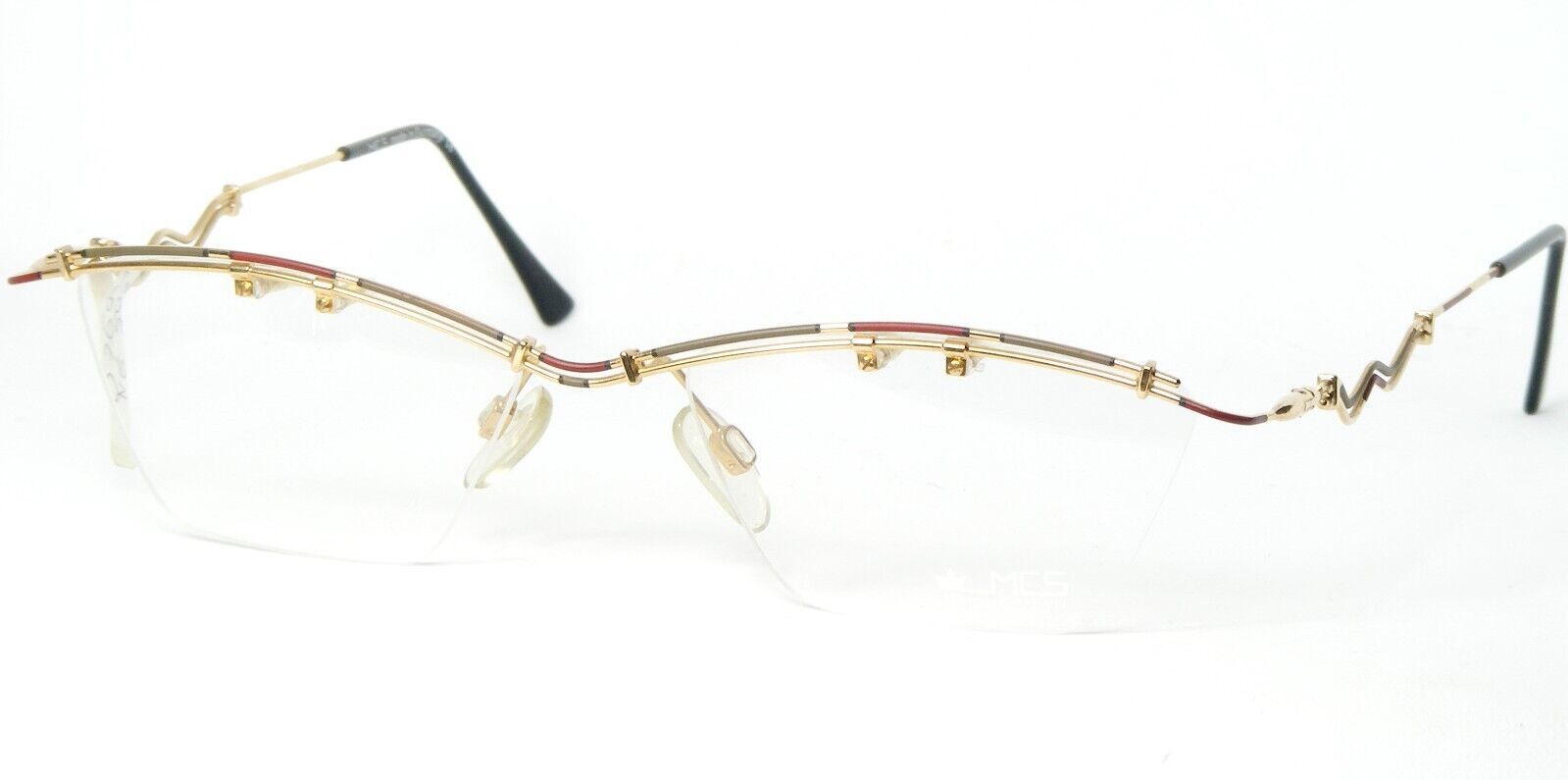 Vintage MCS 320 03 Oro / Multicolor Gafas Marco 52-20-136mm Alemania - €58,47 EUR