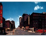 16th Street View Omaha Nebraska NE UNP Chrome Postcard S25 - £3.11 GBP
