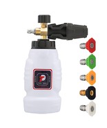 Foam Cannon, 1/4 Inch Quick Connect, Power Washer Foam Cannon With 5 P - £37.58 GBP