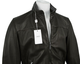 NEW $1995 Giorgio Armani Collezioni Reversible Leather Bomber Jacket!  40  Brown - £778.75 GBP