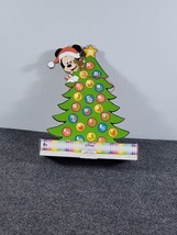 Disney ~ MICKEY MOUSE Wooden Magnetic Advent Calendar ~ Christmas Tree ~... - £22.51 GBP