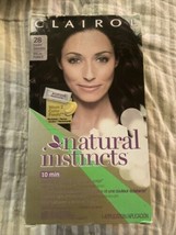Clairol Natural Instincts Semi-Perm Hair Color #28 Dark Brown *Discontinued HTF - £31.00 GBP