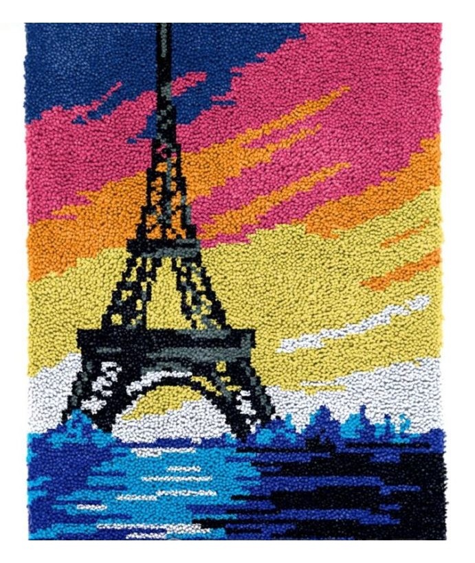 Paris Sunset Rug Latch Hooking (58x87cm) - $69.99