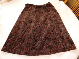 Tumbleweeds Women&#39;s Ladies Below Knee Length Skirt Size L large Velvet GUC - $39.59