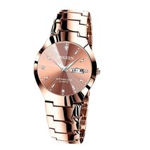 FNGEEN Classic Gents ladies Stainless Steel Watch Calendar Quartz Wrist ... - $18.90