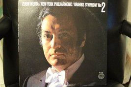 Brahms Symphony No. 2 in D Major Op 73 Zubin Mehta conducting the New York Philh - £12.38 GBP