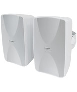 2 Rockville WET-6525W 6.5&quot; 70V Commercial Indoor/Outdoor Wall Speakers i... - £172.28 GBP