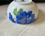 Roscher &amp; Co Floral Motif Bright BLUE Floral 6&quot; Soup-Cereal Bowl. Bone C... - $13.99