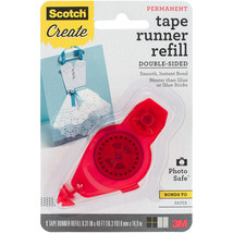 Scotch Adhesive Dot Roller Refill-.31&quot;X49&#39;, For Use In 55 - £12.48 GBP
