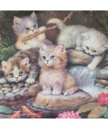 1996 BRADEX Bradford Exchange German Kitten Collector&#39;s Plate ~ No. 120 KP - £23.50 GBP