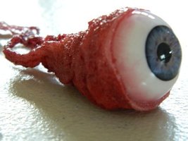 Dead Head Props Premium Life Size Ripped Out Eyeball Movie Quality Prop Hallowee - £13.50 GBP