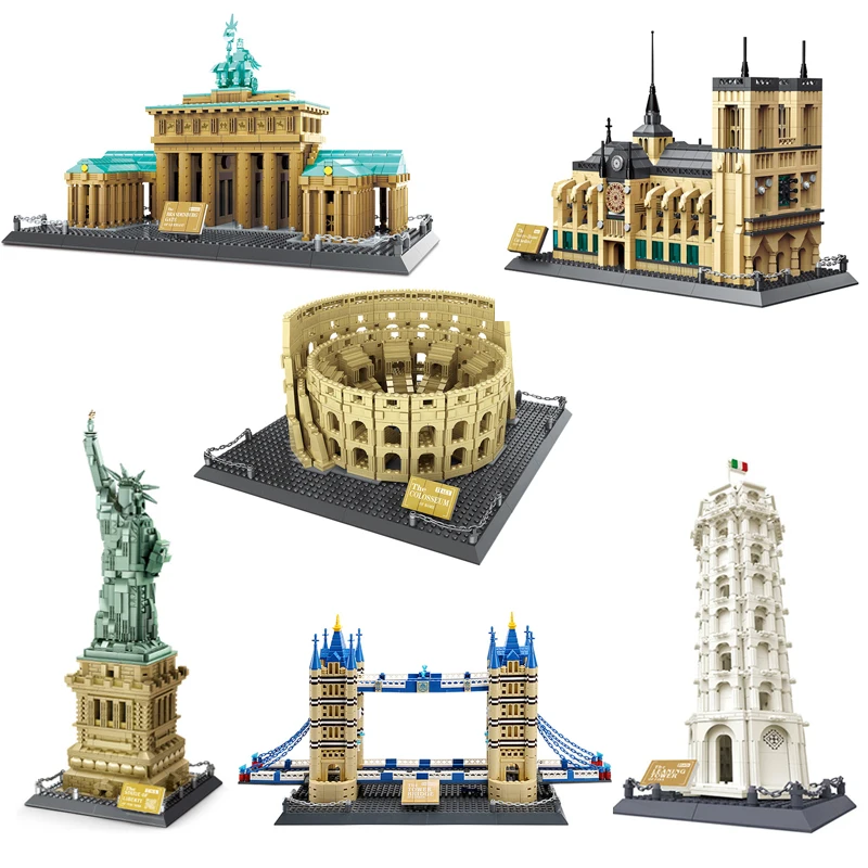 City Architecture Compatible Roman Colosseum Berlin Brandenburg Gate Jap - $65.52+