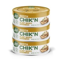 Loma Linda - CHIK’N - BROTH Plant Based Chicken (5 oz) (Pack of 3) Vegan - £15.90 GBP