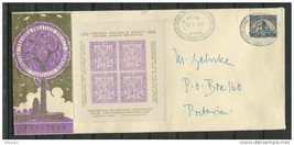 South Africa 1948 Cover Special cancel Phil Exhibition Sheet + - $5.94