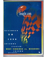 1998 Insight Bowl Game Program WVU West Virginia Mountaineers Missouri T... - £73.98 GBP