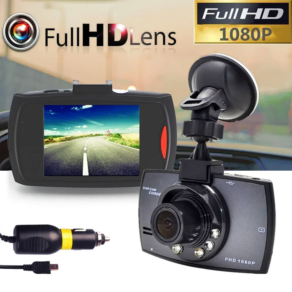 1080P Full HD Mirror Cam Car DVR Camera Dash Video Recorder 2.4&quot; LCD Display - £19.23 GBP