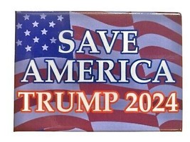 Save America Trump 2024 Fridge Magnet - £5.12 GBP