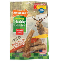 Nylabone Healthy Edibles WILD Antler Natural Long Lasting Dog Chew Treats Veniso - £11.03 GBP